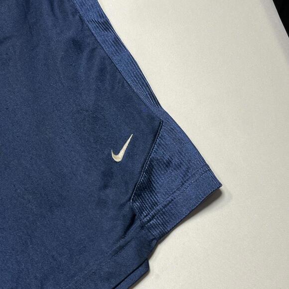 Nike Men’s Basketball Shorts Navy Blue Athletic Mesh XL Drawstring Elastic Waist - Picture 2 of 3